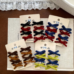 Fashion Simple Classic Bowknot Hair Clips for Baby Girls Cute Sweet Kawaii Alligators for Kids Child Hair Accessories in Stock