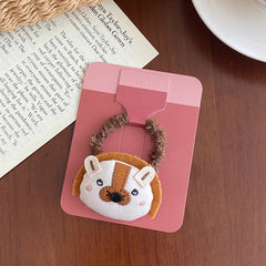 2025 Kids' Cartoon Animal Hair Ties Cute Wholesale Stock Scrunchies Accessories for Children's Daily Wear Hot Sale Fashion