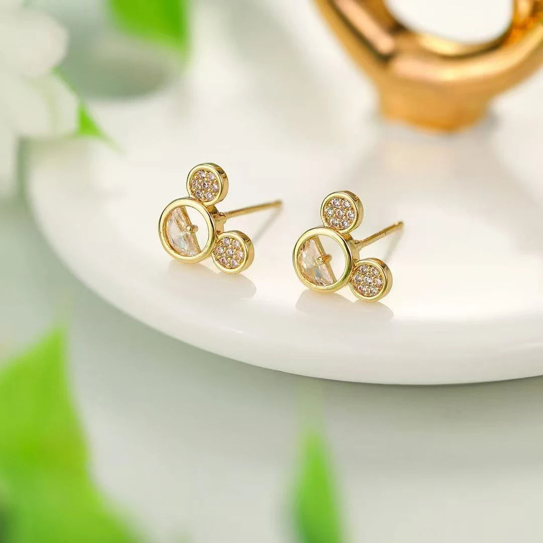 Ladies Star Shape New Design Hot Sale Mini Stud Earring Fashion Glitter Sparking Wholesale