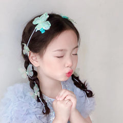 Sweet Cute Butterfly Fashion Hair Clips for Baby Girls Trendy Princess Alligator for Kids Children Hair Accessories in Stock