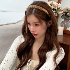 Hot Sale Women Downy Leopard Print Medium Headbands Fashion Chic Elegant Creative Design in Stock Hairbands Daily Accessories