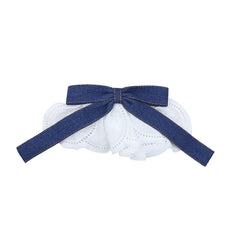 Classic Demin Bowknot Dress Hair Clips for Girls Simple Minimalistic Fashion Chic Barrettes for Women Ladies Hair Accessories