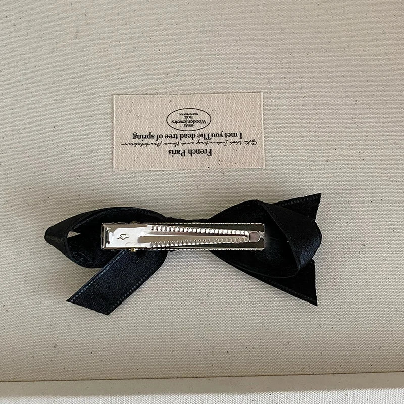 Ladies Solid Color Simple Small Alligator Clips Fashion Vintage Elegant Chic Customized in Stock Hair Clips Accessory for Causal