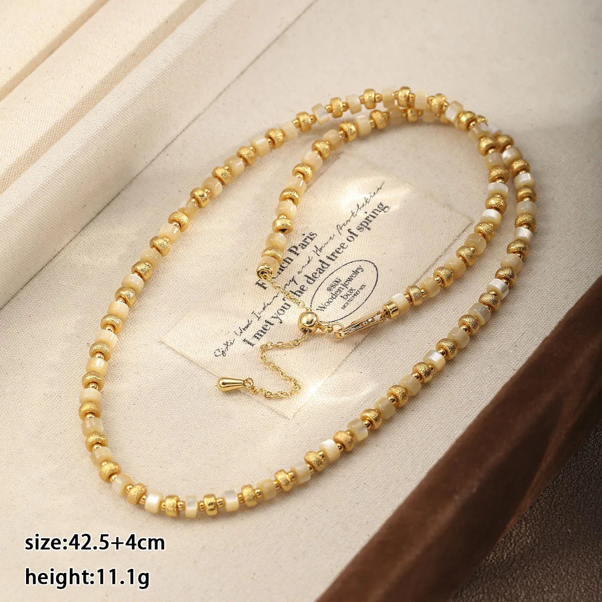 Fashion Tiger Eye Stone Gold Plated Beads Necklaces for Girls Vintage Zen Jewelry for Women Ladies Wholesale China Manufacturer