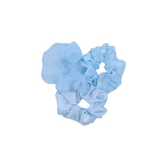 Kids Solid Color Flower Plaid Ponytail Holder Medium Hair Ties Fashion Elegant in Stock Scrunchies Accessories for Children Use