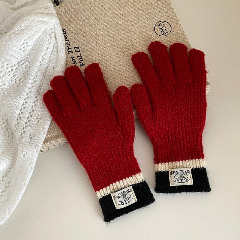 Solid Color Festival Fashion Gloves Hair Band for Baby Girls Cute Sweet Head Band Hat for Kids Children Hair Accessories Chic