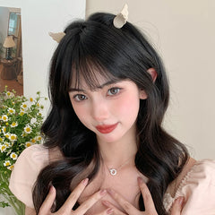 Sweet Cute Wings Solid Color Hair Clips for Girls Fashion Trendy Kawaii Glitter Alligators for Women Ladies Hair Accessories