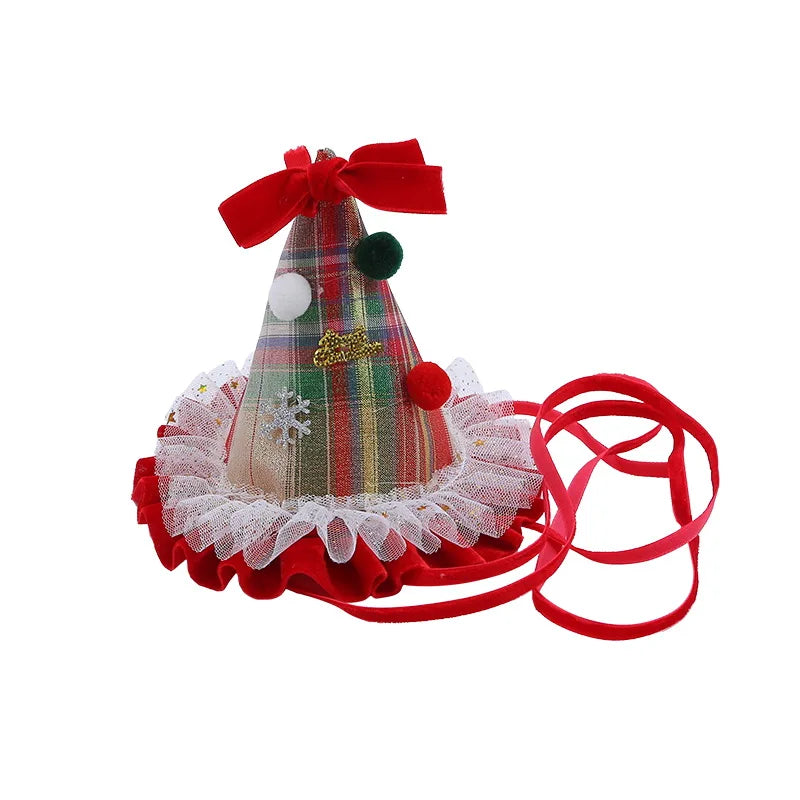 2025 Christmas Bowknot Plaid Glitter Hair Band for Baby Girls Cute Sweet Classic Head Band for Kids Children Hair Accessories