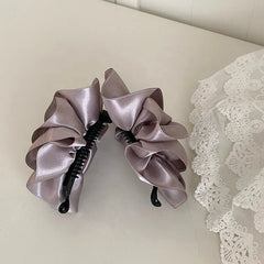 Sweet Dress Multi Layer Hair Clips for Girls Lustrous Elegant Luxury Cute Banana Clips for Women Ladies Hair Accessories Chic