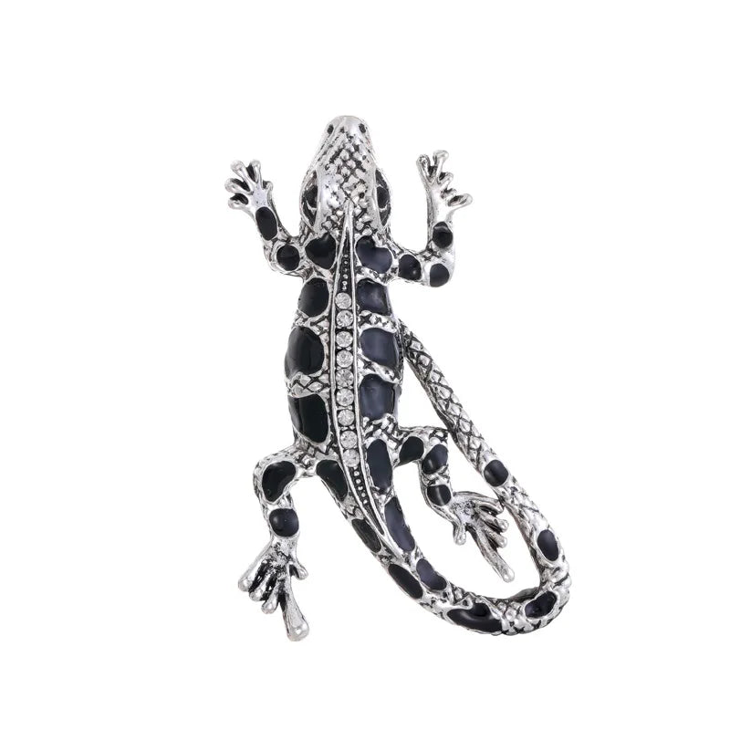 Fashion Lizard Elegant Cool Spicy Brooches for Girls Trendy Stylish Glamorous Animals Pins Jewelry for Women Ladies Accessories
