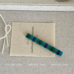Classic Fashion Plaid Hair Clips for Girls Simple Minimalistic Trendy Bobby Pin for Women Ladies Hair Accessories in Stock