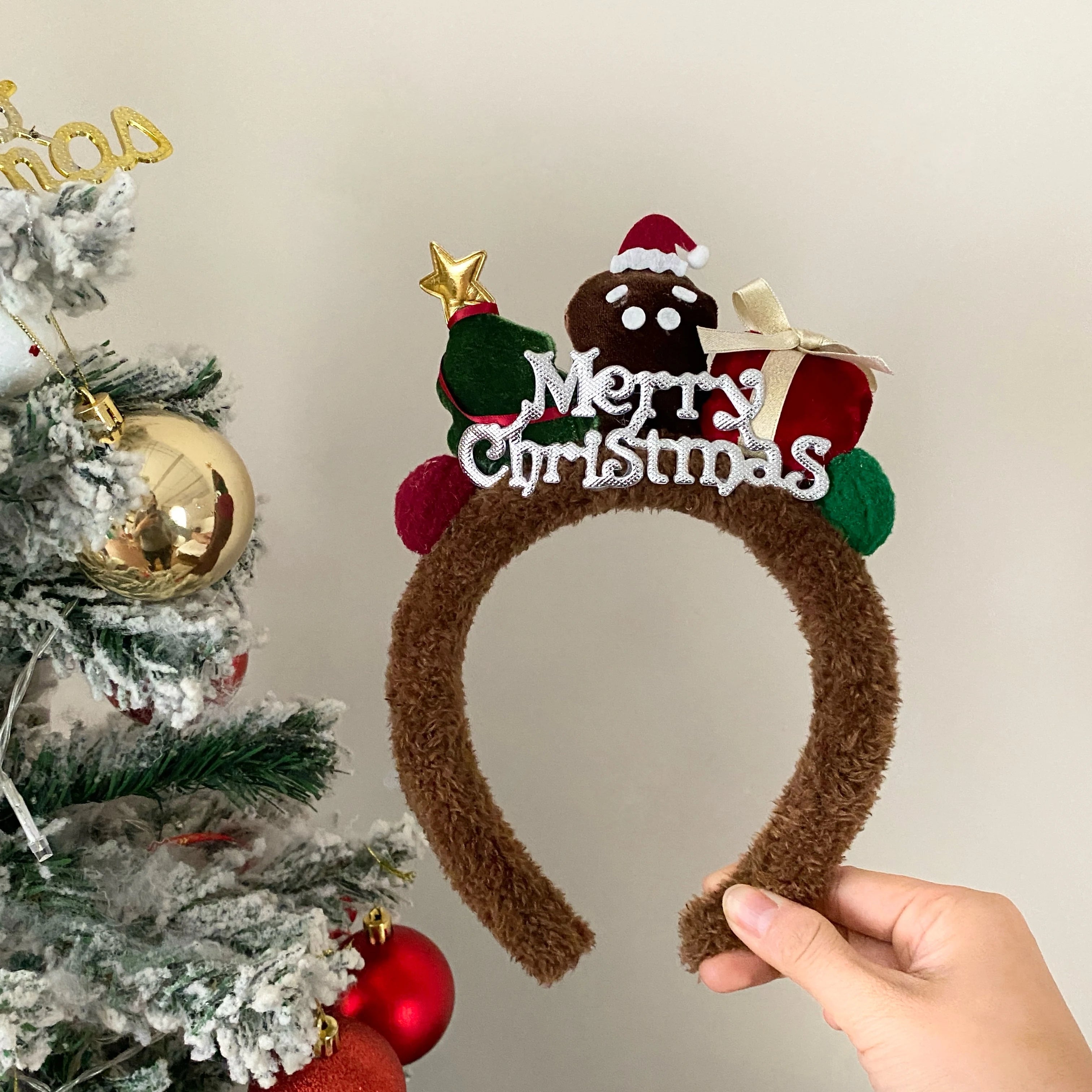 2025 Christmas Classic Fashion Sweet Head Band for Baby Girls Cute Letter Hair Band for Kids Children Hair Accessories in Stock