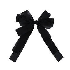 Girl Solid Color High Quality Bowknot Ribbon Barrette Clips Fashion Sweet Wholesale in Stock Hairpins Accessories for Children