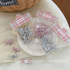Minimalistic Cute Bowknot Hair Clips for Baby Girls Chic Alligator Kids Hair Accessories 5cm Size Sweet Fashion Accessory