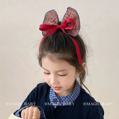 Fashion Ribbon Bowknot Polka Dot Head Band for Baby Girls Cute Sweet Hair Band for Kids Children Hair Accessories in Stock