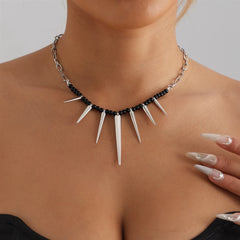 Fashion Simple Minimalistic Necklaces for Girls Elegant Art Deco American and European Style Jewelry Fot Women Lady Accessories