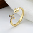 The opening is adjustable. / Gold