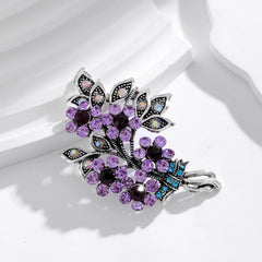 Fashion Glitter Rhinestone Elegant Brooches for Girls Stylish Trendy Luxury Pins Jewelry for Women Ladies Accessories Hot Sale