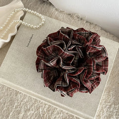 Fashion Flower Multi Layers Luxury Scrunchies for Girls Cute Sweet Vintage Hair Ties for Women Ladies Hair Accessories in Stock