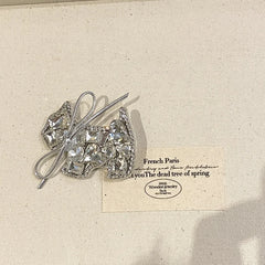 Female Dogs Shape Glitter Simple Snap Clips Fashion Chic Sparking Bow Customized Bulk Order in Stock Street Hair Clips Accessory