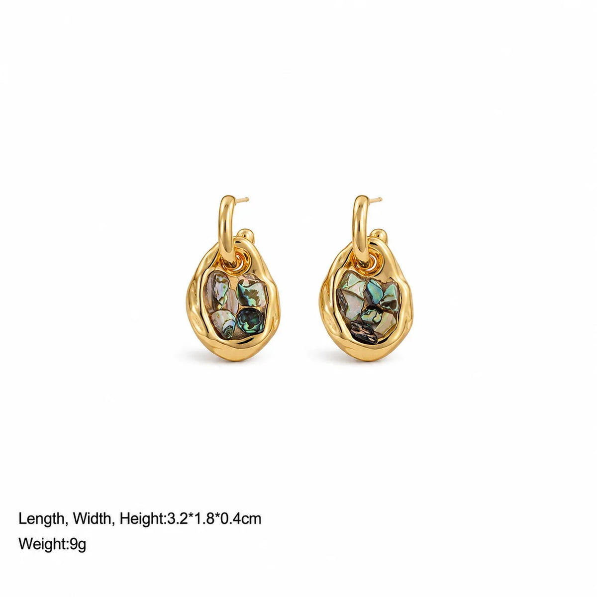 Fashion Turquoise Abalone Shell Jewelry Sets for Girls Classic Dainty Earrings Necklaces for Women Ladies Wholesale Bulk