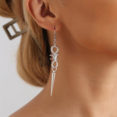 Fashion SImple Minimalistic Elegant Drop Earrings for Girls Glamorous Charms Jewelry for Women Ladies Accessories Wholesale