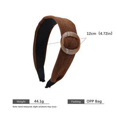 Women 2025 Hot Sale Lightweight Wide Headbands Fashion Elegant Vintage Bulk Order in Stock Hairband Accessories for Female Daily