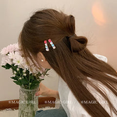 Glitter Sparkle Luxurious Fashion Hair Clips for Girls Sweet Chic Elegant Snap Clips for Women Ladies Hair Accessories in Stock