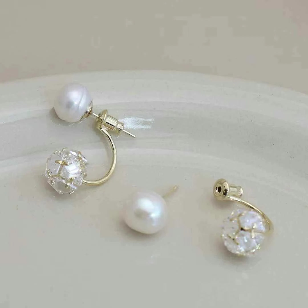 Fashion Sweet Elegant Art Deco Imitation Pearl Drop Earrings for Girls Trendy Stylish Jewelry for Women Ladies Accessories Chic