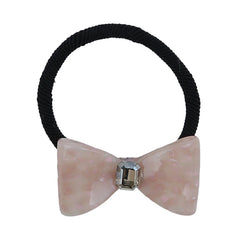 Sweet Simple High Elastic Acetate Bowknot Scrunchies for Girls Fashion Chic Trendy Hair Ties for Women Ladies Hair Accessories