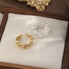 Fashion Copper Cuff Rings for Girls Simple Minimalistic Trendy Classic Jewelry for Women Ladies China Manufacturer Wholesale