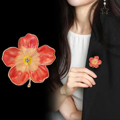 Fashion Flowers Sweet Floral Elegant Brooches for Girls Stylish Vintage Retro Pins Jewelry for Women Ladies Accessories Hot Sale