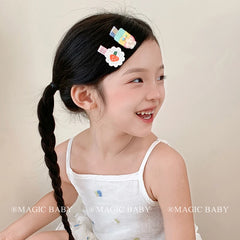 Fashion Sweet Cute Hair Clips for Baby Girls Trendy Stylish Kawaii Chic Alligators for Kids Children Teenagers Hair Accessories