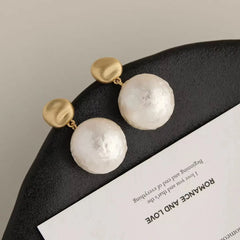 Fashion Simple Classic Elegant Drop Earrings for Girls Sweet Imitation Pearl Dainty Jewelry for Women Lady Accessories Wholesale