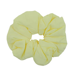 Yellow Solid Color Plaid Cherry Scrunchies Elegant Simple Hair Ties for Girls and Women Sweet Cute Hair Accessories for Ladies