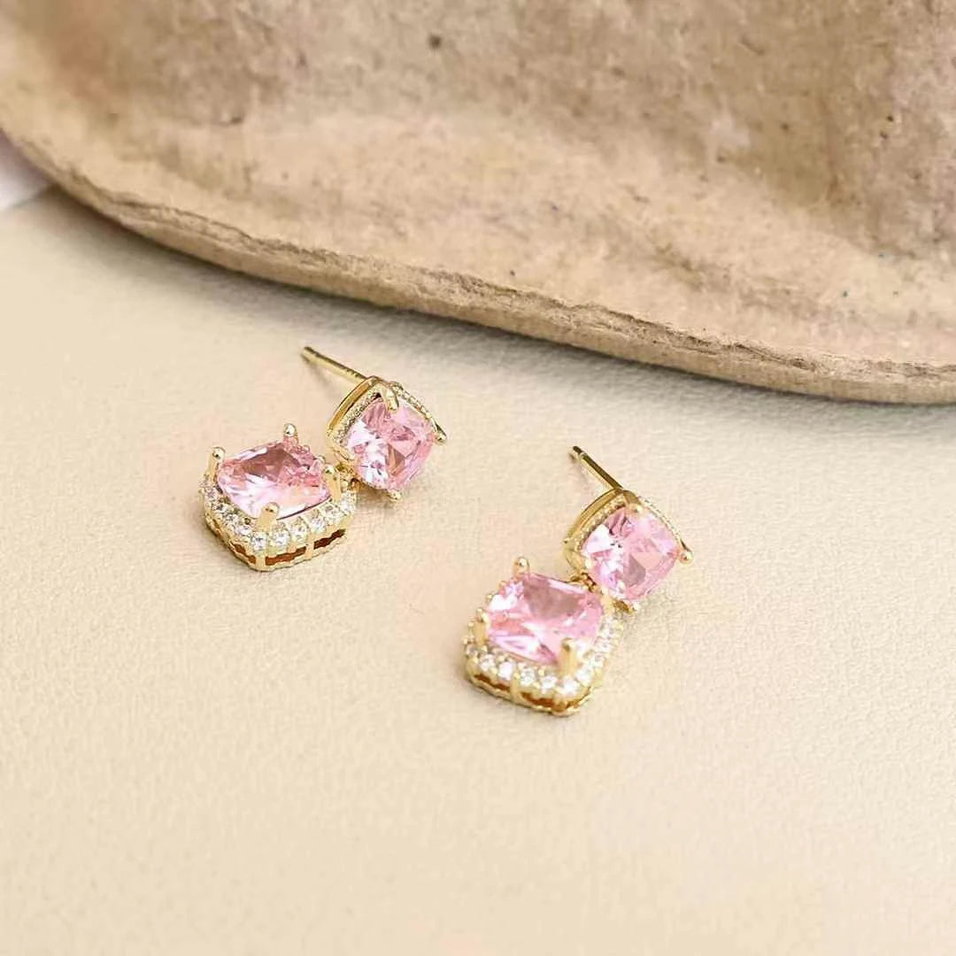 Luxury Glitter Butterfly Sweet Bowknot Drop Earrings for Girls Cute Trendy Stylish Jewelry for Women Lady Accessories Wholesale