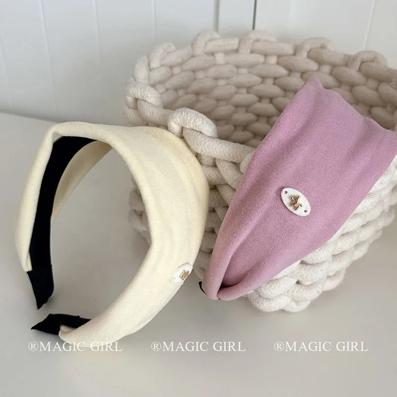 Fashion Classic Solid Color Wide Head Band for Girls Elegant Trendy Hair Band for Women Ladies Hair Accessories in Stock Chic
