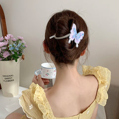Butterfly Sweet Cute Hair Clips for Girls Princess Style Fashion Elegant Graceful Haarspange for Women Ladies Hair Accessories