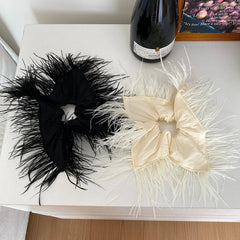 Luxurious Magic Crown Solid Color Chic Exaggerated Scrunchies Girls Fashion Elegant Handmade Lightweight High Hair Ties Hair