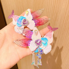 Cute Sweet Princess Style Glitter Hair Clips for Baby Girls Alligator Child Hair Accessories Imitation Pearls Stock Alloy