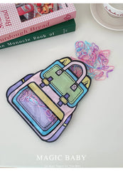 Fashion High Elastic Durable Scrunchies Trendy Stylish Sweet Hair Ties Rope Baby Kids Hair Accessories