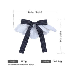 Women 2025 New Design Bowknot Ribbon Simple Alligator Clips Elegant Fashion Bulk Order in Stock Hairpins Accessories for Daily