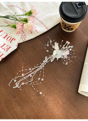 Glitter Luxurious Butterfly Exaggerated Hair Clips for Baby Girls Sweet Princess Style Alligator for Kids Child Hair Accessories