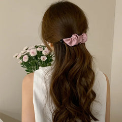 Women 2025 Hot Sale New Design Solid Colored Banana Clips Fashion Elegant Vintage Bulk Order in Stock Daily Hairpins Accessories