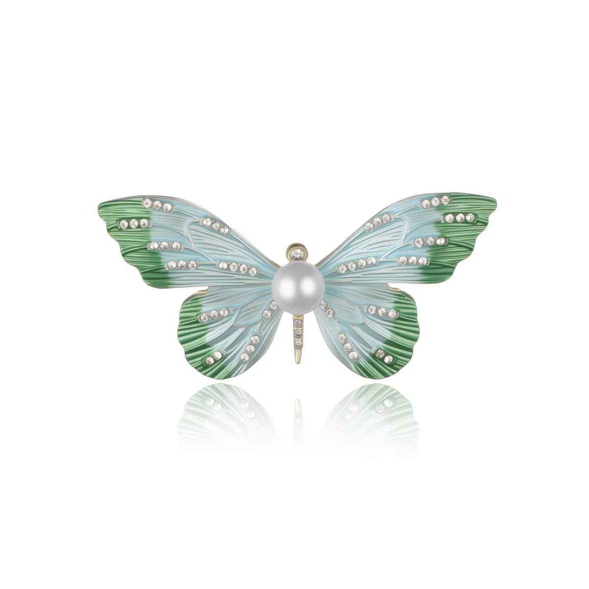 Fashion Glitter Glamorous Butterfly Sweet Brooches for Girls Stylish Fairy Pins Jewelry for Women Ladies Accessories Wholesale