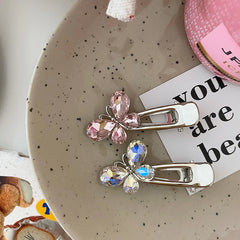Simple Glitter Sparkle Butterfly Fashion Hair Clips for Women Elegant Sweet Luxurious Alligator for Women Lady Hair Accessories
