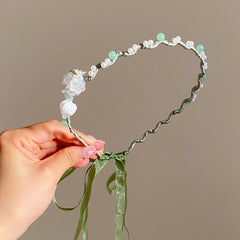 Fashion Trendy Sweet Cute Flower Head Band for Girls Princess Elegant Graceful Hair Band for Women Ladies Hair Accessories