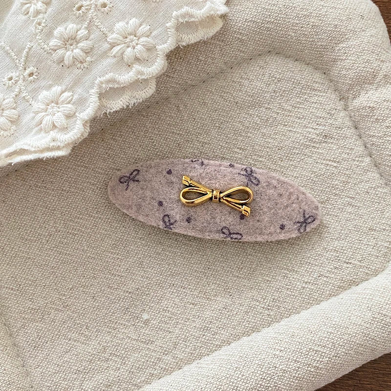 Sweet Fur Cute Animals Bowknot Hair Clips for Girls Bear Elegant Snap Clips for Women Ladies Hair Accessories Chinese Supplier