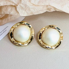 Fashion Luxury Elegant Dinty Imitation Pearl Stud Earrings for Girls Sweet Elegant Cherry Jewelry for Women Ladies Accessories