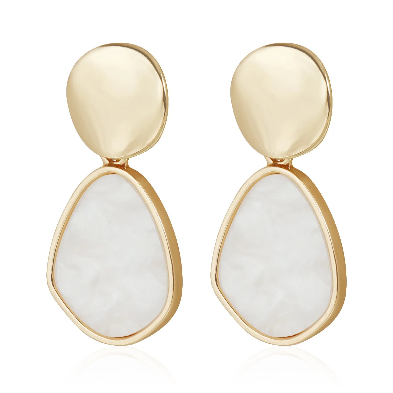 Fashion Bold Simple Minimalistic Elegant Drop Earrings for Girls Vintage Retro Glamorous Jewelry for Women Ladies Accessories